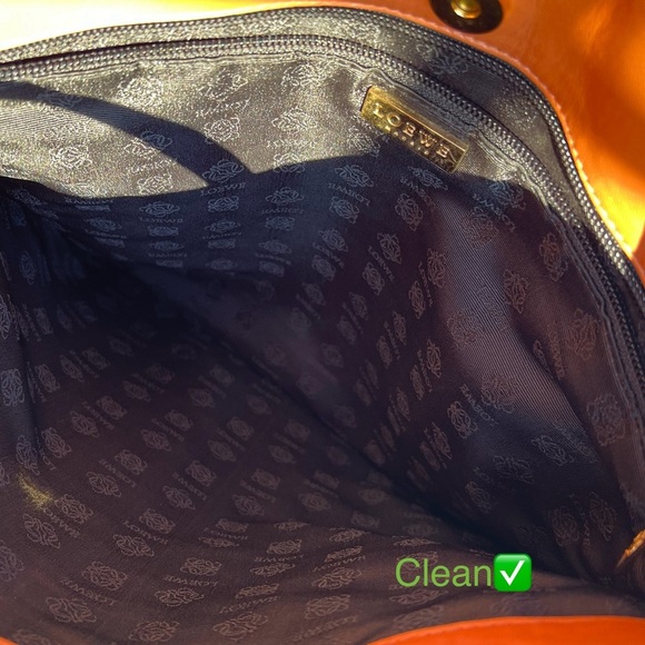 Loewe shiny tote bag suede leather - Picture 8 of 11